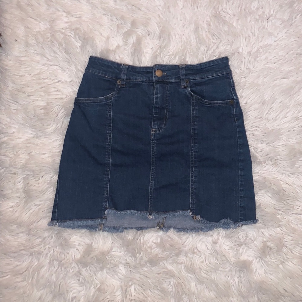 Forever 21 blue jean mini skirt